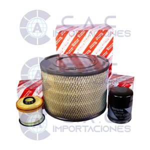KIT FILTROS TOYOTA - HILUX VIGO 2.5-3.0, FORTUNER 3.0 DIESEL