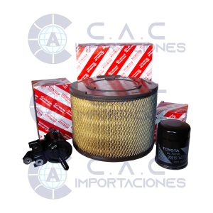 KIT FILTROS TOYOTA - HILUX VIGO 2.7, FORTUNER 2.7 GASOLINA